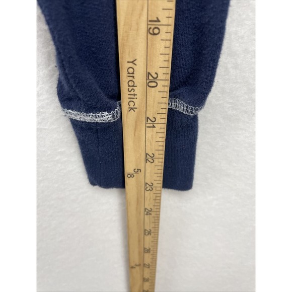 Seattle Seahawks Womens Top Blue Medium M NFL Logo Hooded V-Neck Kangaroo Pocket - Picture 4 of 11